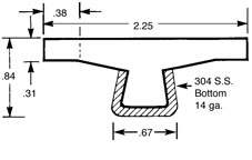 Guide Rail GRA2.25TTOP