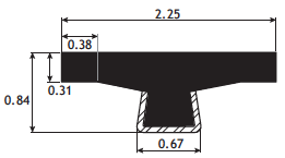 Guide Rail GRA2.25TTOPSD