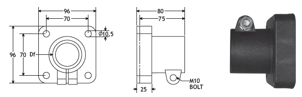 Side Guide Bracket - GRB-Plastic1