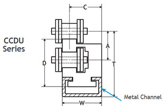 Captured Chain Guides - CCDU Series