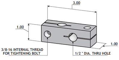 Metal Cross Block