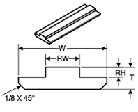 Guide Rail Wear Strip Profile 6