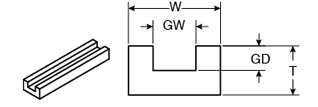 Guide Rail Wear Strip Profile 8