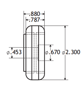 POBCO Delrin Over-Head Conveor Wheel