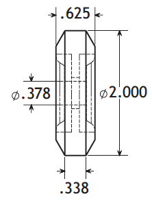 POBCO Delrin Over-Head Conveor Wheel