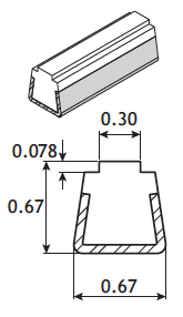 #40 ANSI Chain Guide