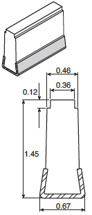 #50 ANSI Extended Chain Track Track Sanitary Guide Rail