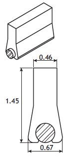 #60 ANSI Extended Chain Track Track Sanitary Guide Rail